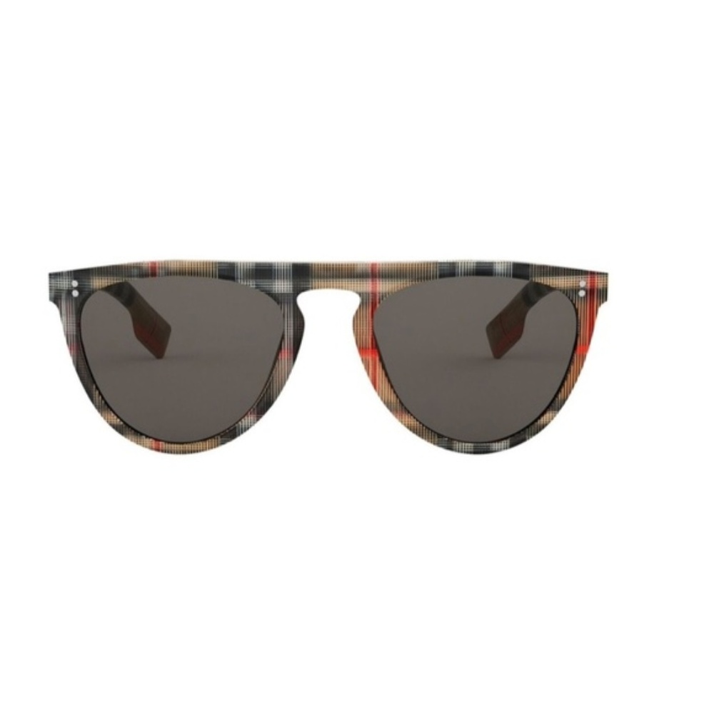 Burberry Vintage Nova Check Flat Top Sunglasses